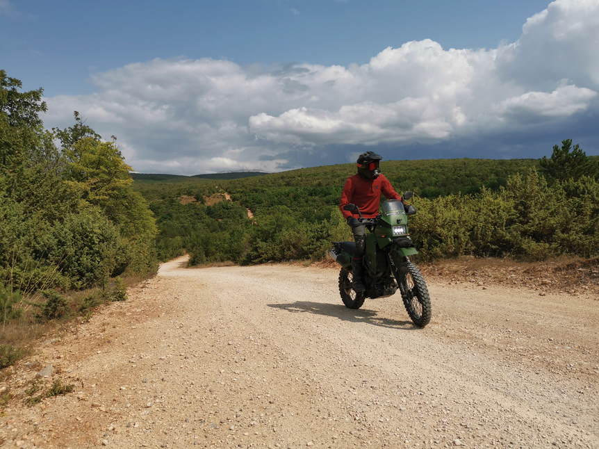 Testing out the terrain at Dinaric Rally 2021