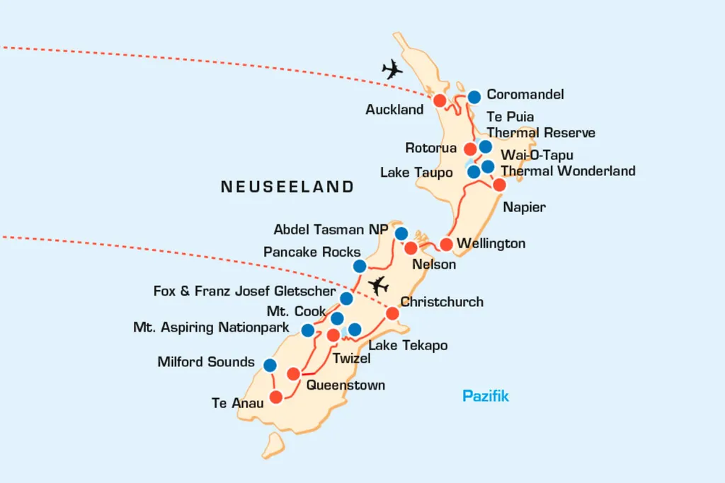 Tag 11: Fox & Franz Josef Gletscher, 200 km