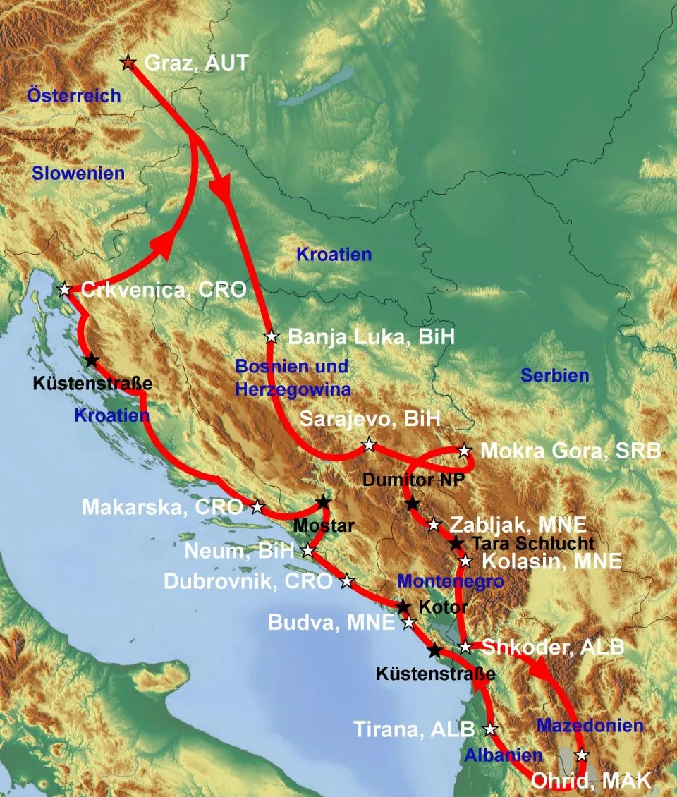 Day 14: Makarska – Crikvenica