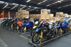 Motorrad-Transport: Motorradtransport: Mittlerer Osten