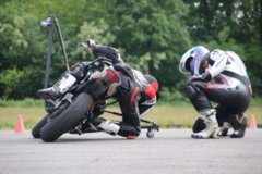 Motorcycle Training Course : Leaning Training Perfection, Germany