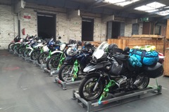 Motorrad-Transport: Motorradtransport nach Anchorage, Alaska, Luftfracht